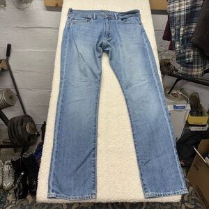 Vintage polo Ralph Lauren Men's Light Blue Jeans 15941, 34x32